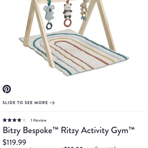 Itzy ritzy activity gym NWT never opened - Picture 5 of 5